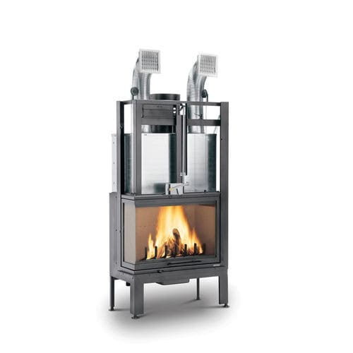 Focolare chiuso a pellet - MX 64 F - PALAZZETTI LELIO - ad angolo / a 2 facciate / in ghisa