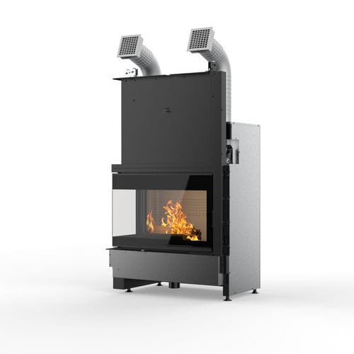 Focolare chiuso a legna - WTX 80L N18 - PALAZZETTI LELIO - ad angolo / a doppia faccia / in metallo