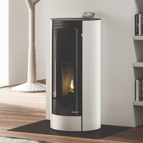 Stufa a legna - Melita - PALAZZETTI LELIO - 5 kW...10 kW / da appoggio / contemporanea