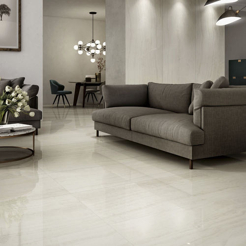 Piastrella in gres porcellanato - TRILOGY 0.3 : ONYX LIGHT - Panaria ceramica - levigata / lucida / da interno