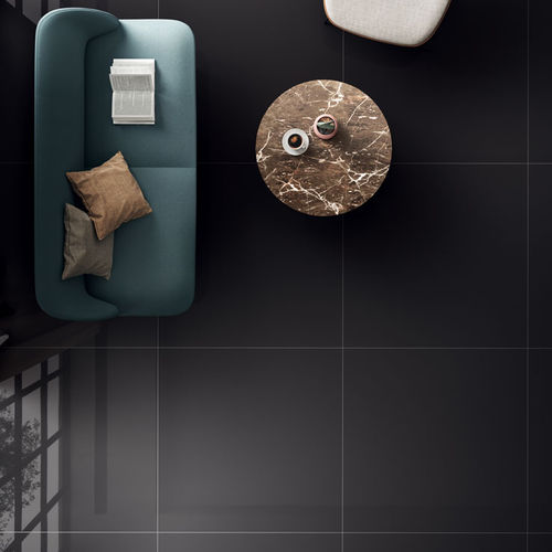 Piastrella in gres porcellanato - MUST 0.3 : BE BLACK - Panaria ceramica - lucida / satinata / da interno