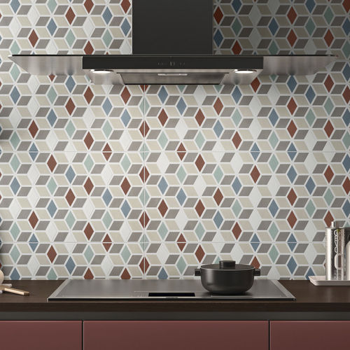 Piastrella in ceramica smaltata - EVEN : DECORS - Panaria ceramica - finitura naturale / da interno / da parete