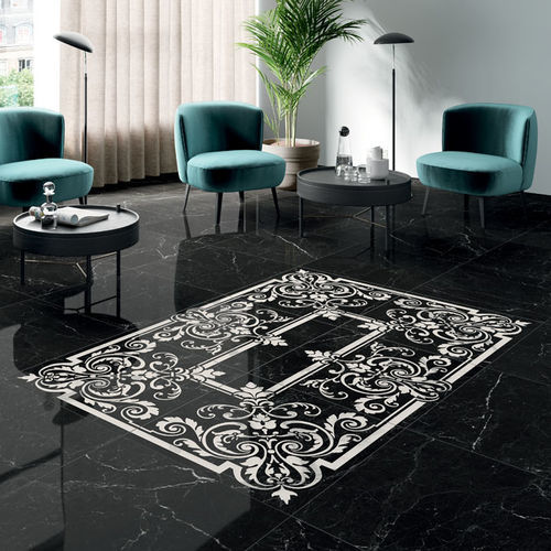 Piastrella in gres porcellanato - ETERNITY : DECORS - Panaria ceramica - lucida / da interno / da sala