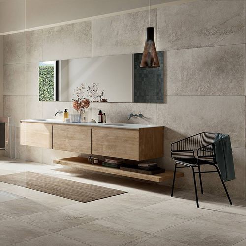 Piastrella in gres porcellanato - PIERRE DES REVES : REVEILLE - Panaria ceramica - finitura naturale / strutturata / da interno