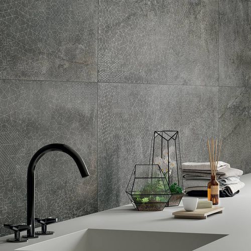 Piastrella in gres porcellanato - PIERRE DES REVES : DECORS - Panaria ceramica - finitura naturale / da interno / da esterno