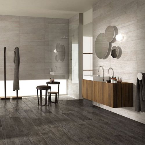 Piastrella in gres porcellanato - WOOD YOU : FUMO - Panaria ceramica - finitura naturale / da interno / da pavimento