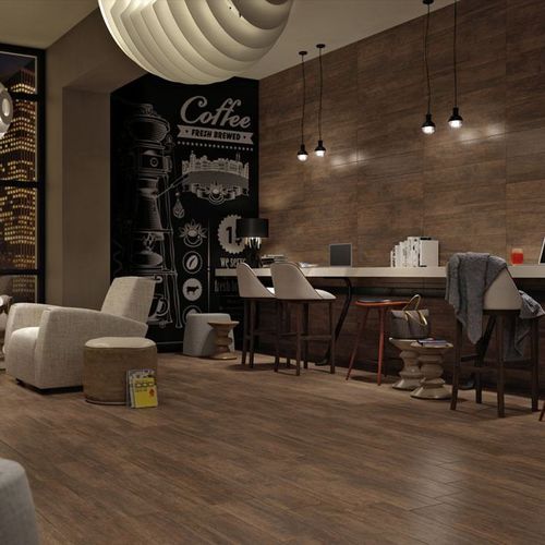 Piastrella in gres porcellanato - WOOD YOU : NOCE - Panaria ceramica - finitura naturale / da interno / da parete