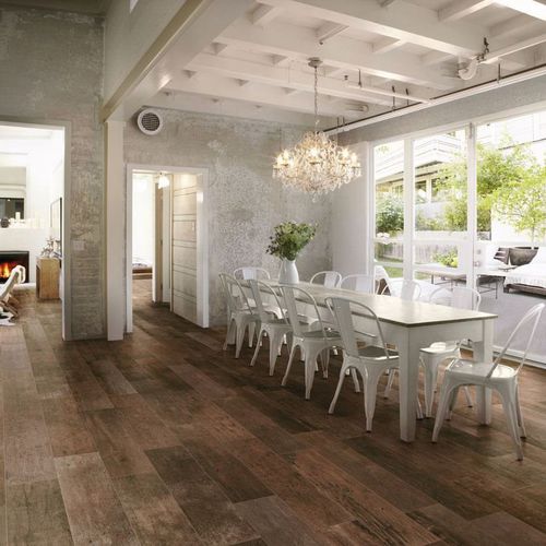 Piastrella in gres porcellanato - WOOD TREND : MAHOGANY - Panaria ceramica - finitura naturale / da interno / da pavimento