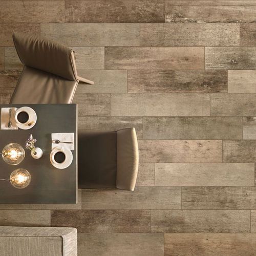 Piastrella in gres porcellanato - WOOD TREND : WALNUT MULTI - Panaria ceramica - finitura naturale / da interno / da pavimento