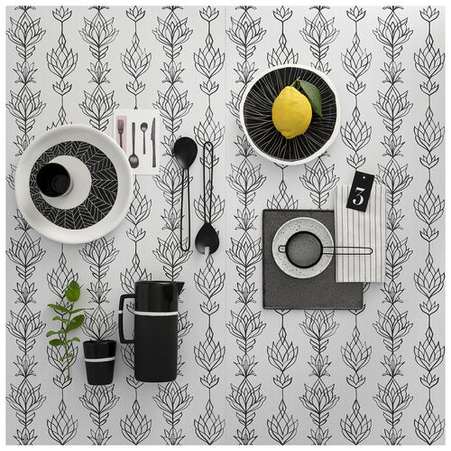 Piastrella in gres porcellanato - GLAM : WASHI - Panaria ceramica - da interno / da parete / floreale