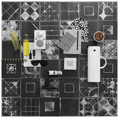 Piastrella in gres porcellanato - GLAM : VIBES - Panaria ceramica - da interno / da parete / 50x100 cm