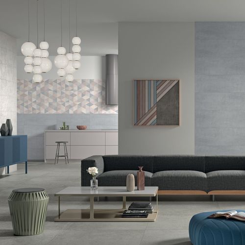 Piastrella in ceramica smaltata - WALLCRAFT : WAVE - Panaria ceramica - finitura naturale / da interno / da parete