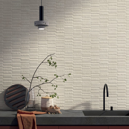Piastrella in gres porcellanato - IQONIQA : BRIX SKIN - Panaria ceramica - opaca / da interno / da bagno