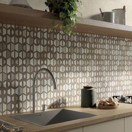 Piastrella in gres porcellanato - IQONIQA : SPECTRUM - Panaria ceramica - opaca / da interno / da bagno