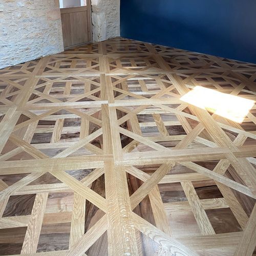 Parquet massello - Versailles - PARQUETERIE BEAU SOLEIL - in rovere / in noce / anticato