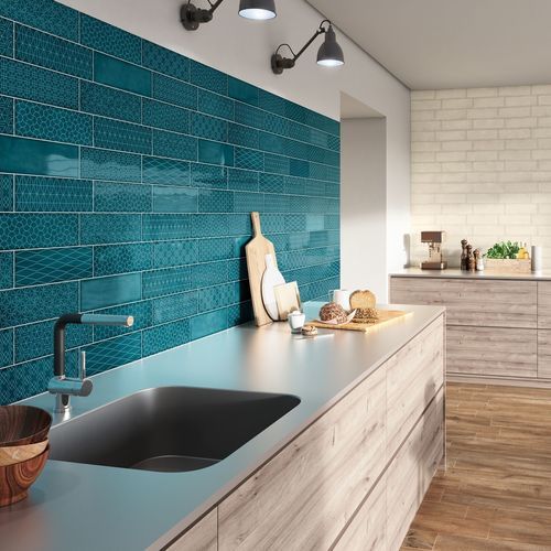 Piastrella in ceramica - JUICY AZURE - PAVIGRES CERAMICAS - opaca / lucida / da interno