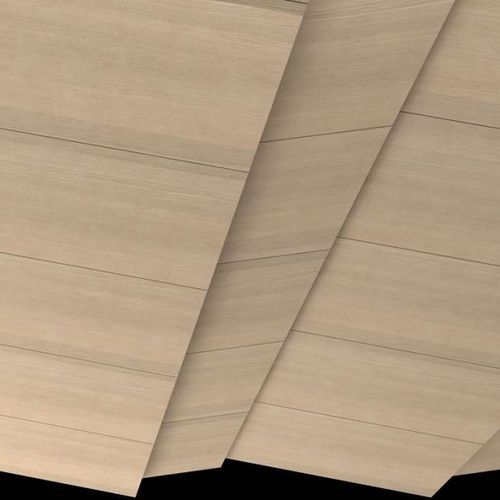 Controsoffitto in legno - COLLISION - OBERFLEX - a quadrotte / per ufficio / da interno