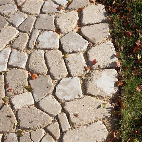 Pavé in pietra naturale - MOSAIC - OCCITANIE PIERRES - da esterno / per terrazza / da giardino
