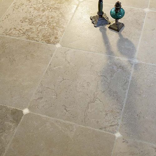 Lastricato in pietra naturale - AUBEROCHE GRIS NUANCÉ - OCCITANIE PIERRES - da interno / da cucina / da sala