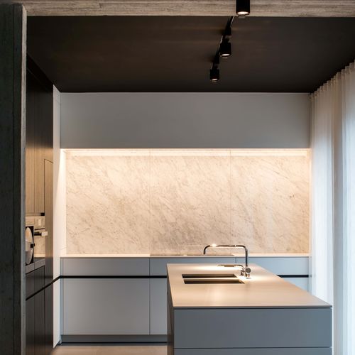 Pannello retrocucina in marmo - BIANCO CARRARA CS - OCCITANIE PIERRES - ad alta resistenza