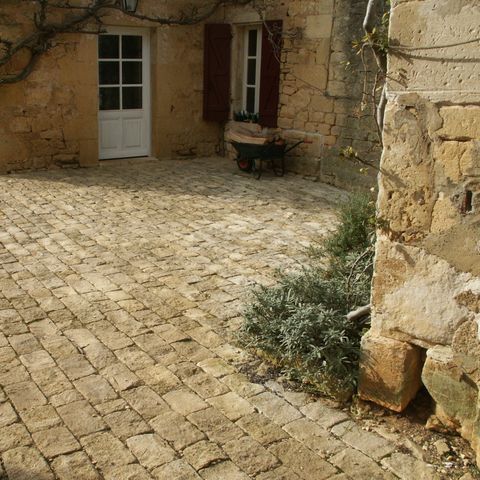Pavé in pietra naturale - ÉCLATÉS MARTELÉS - AUBEROCHE  - OCCITANIE PIERRES - da esterno / per terrazza / da giardino
