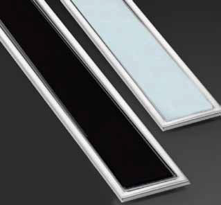 Griglia per canaletta per doccia - DOCIA® CRYSTAL - Nicoll