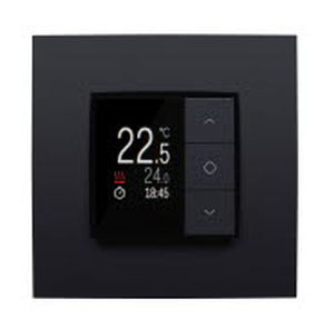 Termostato per riscaldamento - 550-13052 - Niko - d'ambiente / da incasso a muro / nero