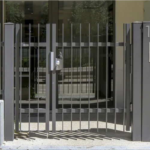 Cancello pivotante - 5010 - NORMACLO - in acciaio galvanizzato / in acciaio con rivestimento a polvere / a sbarre