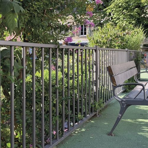 Recinzione a sbarre - V80 - NORMACLO - per parco giochi / in acciaio galvanizzato / in acciaio con rivestimento a polvere