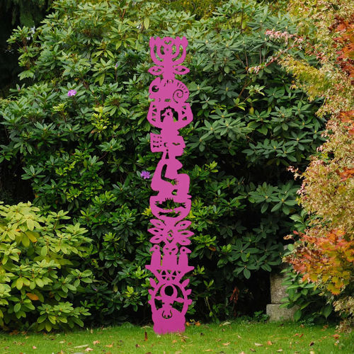 Totem decorativo - RONEL™ - NORMACLO - in corten / per spazio pubblico / per zone urbane