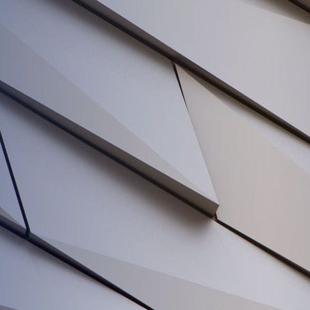 Facciata ventilata in alluminio anodizzato - CU77A® - NOVELIS