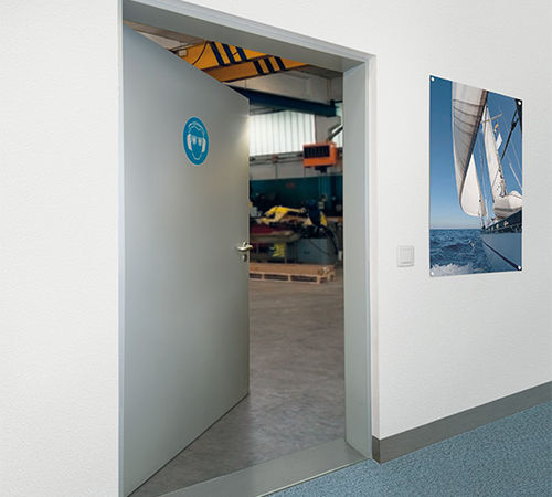 Porta insonorizzata - DB-1 TYPE 52 - Novoferm - da interno / in lamiera d'acciaio / battente