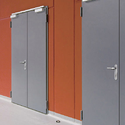 Porta da interno - E-S 63-1 / E-S 63-2 - Novoferm - in acciaio galvanizzato / in lamiera d'acciaio / battente