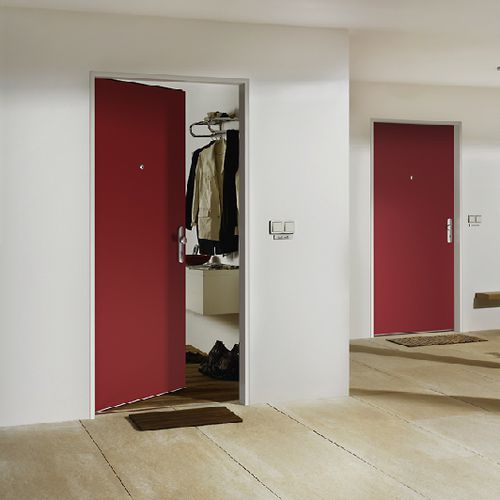 Porta da interno - E-S 9 - Novoferm - in acciaio galvanizzato / in lamiera d'acciaio / battente