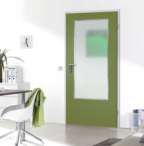 Porta da interno - Super Color - Novoferm - in acciaio galvanizzato / battente / contemporanea
