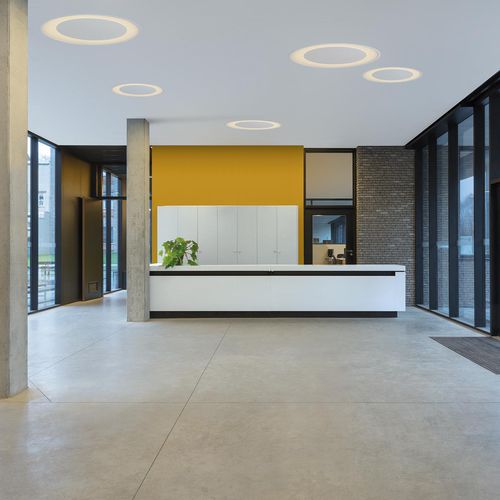 Luce a sospensione - FLAT MOON ECLIPS - Modular Lighting Instruments - sporgente / da incasso a soffitto / LED