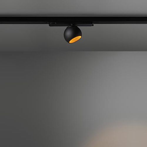 Faretti a binario LED - MARBUL - Modular Lighting Instruments - tondo / in metallo / contract