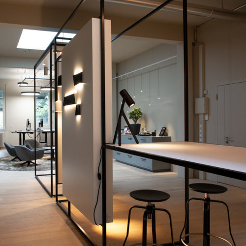 Lampada per ufficio - MEDARD - Modular Lighting Instruments - in metallo / contemporanea / con cavo