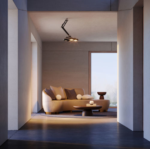 Faretto da soffitto - NOMAD  - Modular Lighting Instruments - LED / alogeno / rotondo