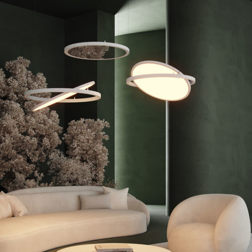 Luce a sospensione - GEOMETRY - Modular Lighting Instruments - LED / circolare / rettangolare