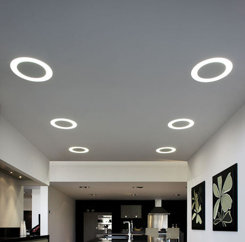 Luce da incasso a soffitto - DOWNUT - Modular Lighting Instruments - LED / a lampada fluorescente / rotonda