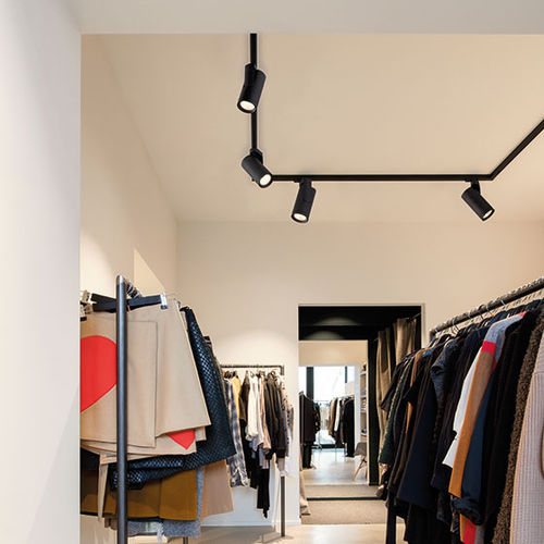 Faretti a binario LED - KANON  - Modular Lighting Instruments - tondo / in metallo / contract