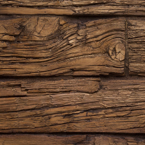 Pannello decorativo di rivestimento - HORIZONTAL SLEEPERS OLD WALNUT - MSD Panels - da costruzione / da parete / per interni