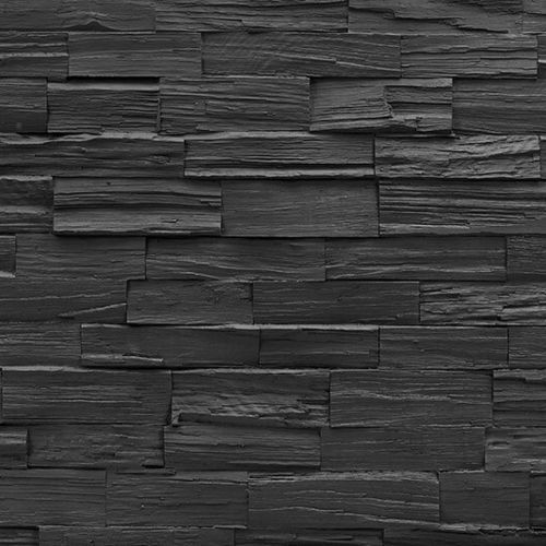 Pannello decorativo in poliestere - STAVES BLACK - MSD Panels - in legno / in fibra di vetro / da parete