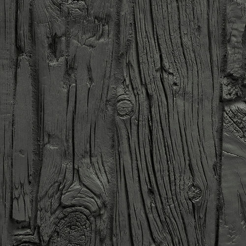 Pannello decorativo in poliestere - VERTICAL WOODEN SLEEPERS BLACK - MSD Panels - in fibra di vetro / da parete / con motivo stampato