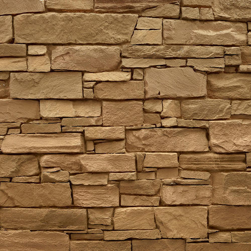 Pannello decorativo in poliestere - NAVARRETE STONE OCHRE - MSD Panels - in fibra di vetro / da parete / per edificio