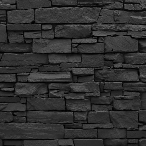 Pannello decorativo in poliestere - NAVARRETE STONE BLACK - MSD Panels - in fibra di vetro / da parete / per edificio