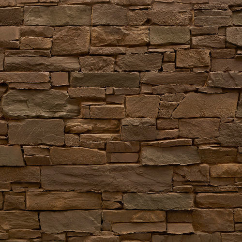 Pannello decorativo in poliestere - NAVARRETE STONE BROWN - MSD Panels - in fibra di vetro / da parete / per edificio