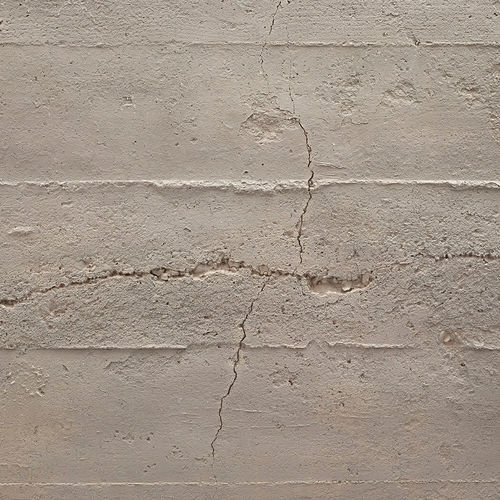 Pannello decorativo in poliestere - HORIZONTAL CONCRETE GREY - MSD Panels - in fibra di vetro / da parete / con motivo stampato