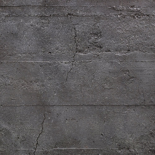 Pannello decorativo in poliestere - HORIZONTAL CONCRETE BLACK - MSD Panels - in fibra di vetro / da parete / con motivo stampato